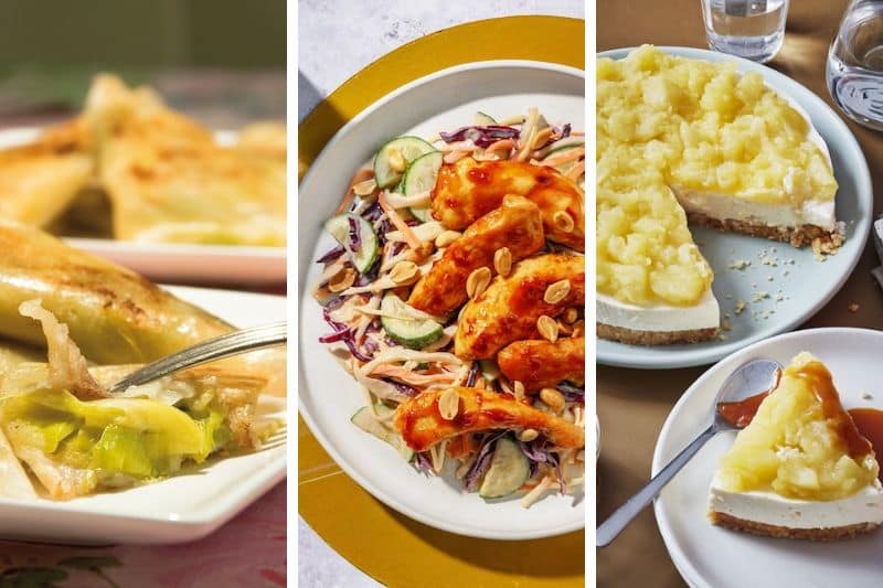 Le menu de la semaine du 30 mars