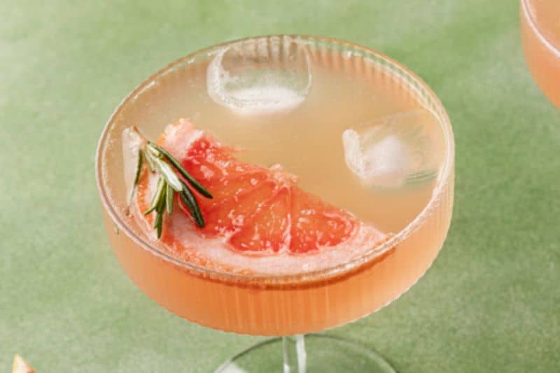 Mocktail au pamplemousse et cassonade