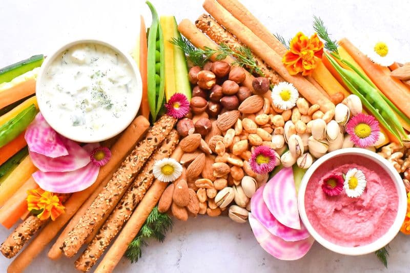 Planche apéritive printanière