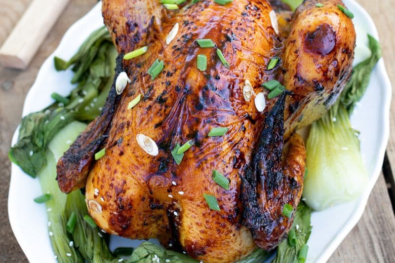 Poulet d’Auvergne glacé à l’asiatique