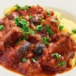 Ragoût de boeuf à la sauce tomate