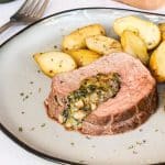 Rôti de veau farci à l’ail des ours