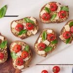 Bruschettas aux sardines marinade citron