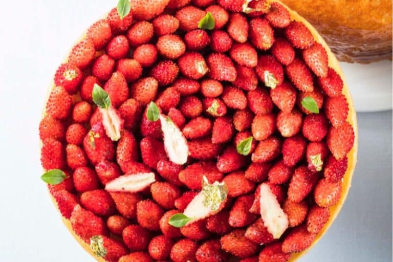 Tarte aux fraises au confit de fraises