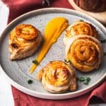 Rosaces de poulet fermier à la vanille