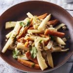 Wok de panais et patate douce