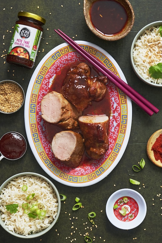 recette Filet mignon laqué à la thaï