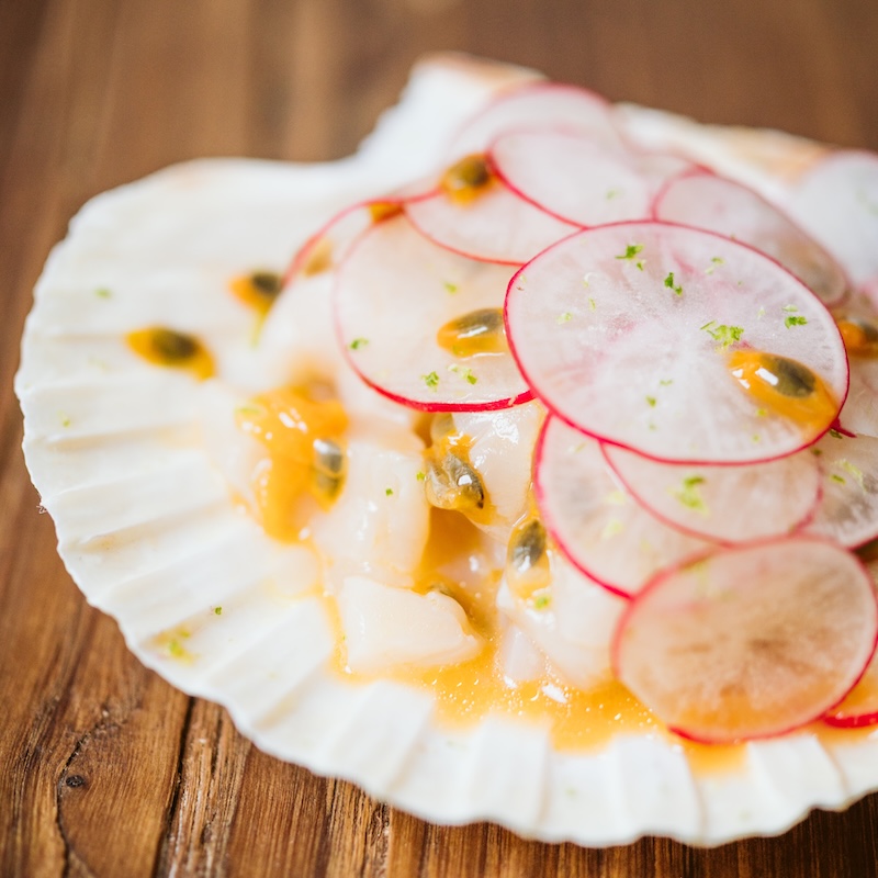 recette Tartare fruité de Saint-Jacques