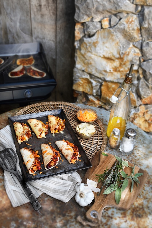 recette Duo de tacos fromagers