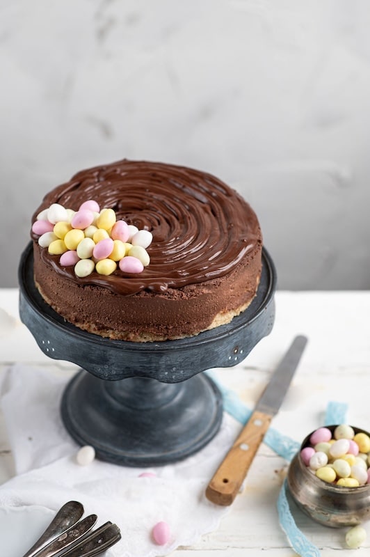 recette Entremets de Pâques génoise et chocolat