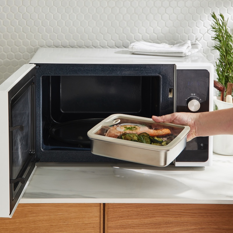 boîte inox verre compatible micro-ondes