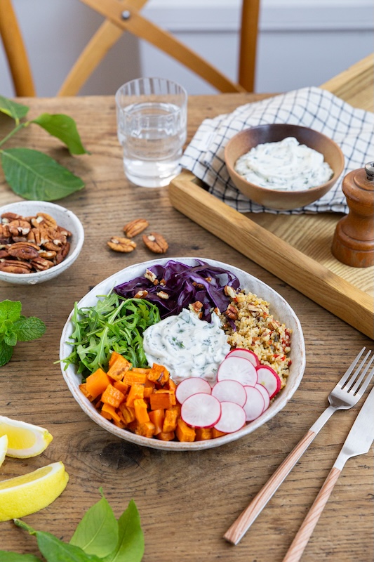 recette Bowl de légumes au boulgour