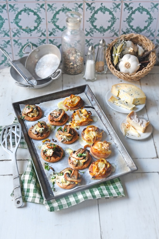 recette Pizzettes fromagères