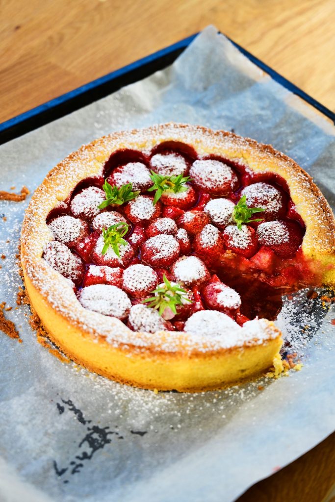 recette de Sablé breton aux fraises