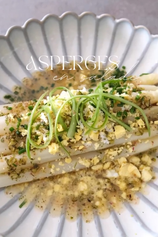 recette Salade d’asperges blanches d’Alsace