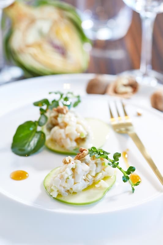 recette de Tartare de Saint-Jacques aux artichauts