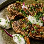 Artichauts poivrade rôtis