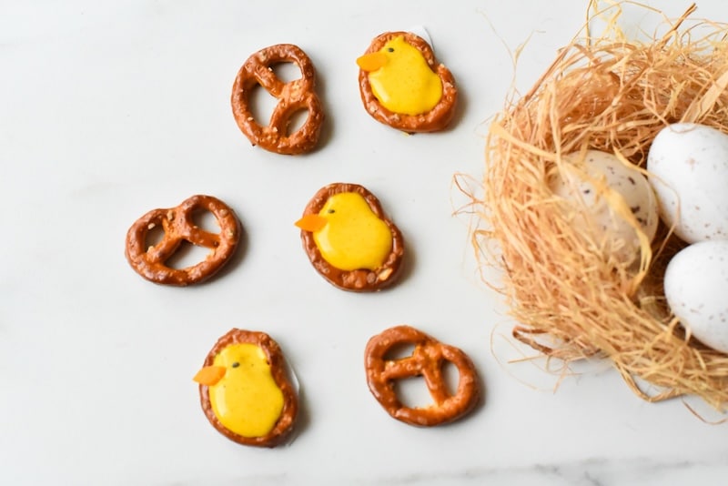 recette de Poussins bretzels