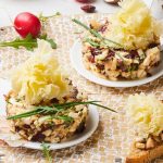 Ceviche de champignons à la Tête de Moine