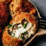 Croquettes de champignons à la Stracciatella
