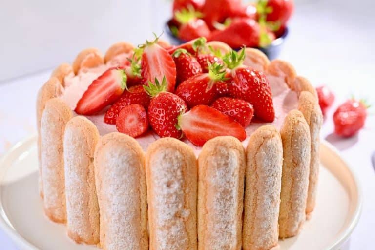 Charlotte fraise chantilly