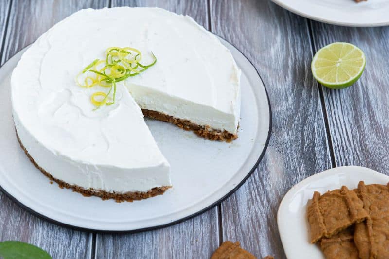 Cheesecake spéculoos et citron vert
