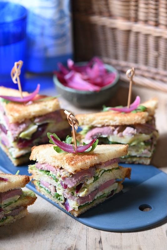 recette Club sandwich de magret