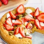 Cookie géant fraise pistache