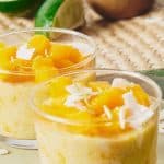 Crème de coco à la mangue