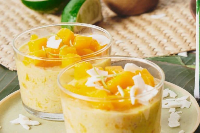 Crème de coco à la mangue