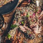 Epaule d’agneau de lait confite