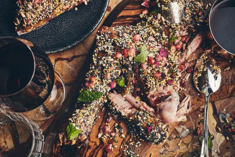 Epaule d’agneau de lait confite