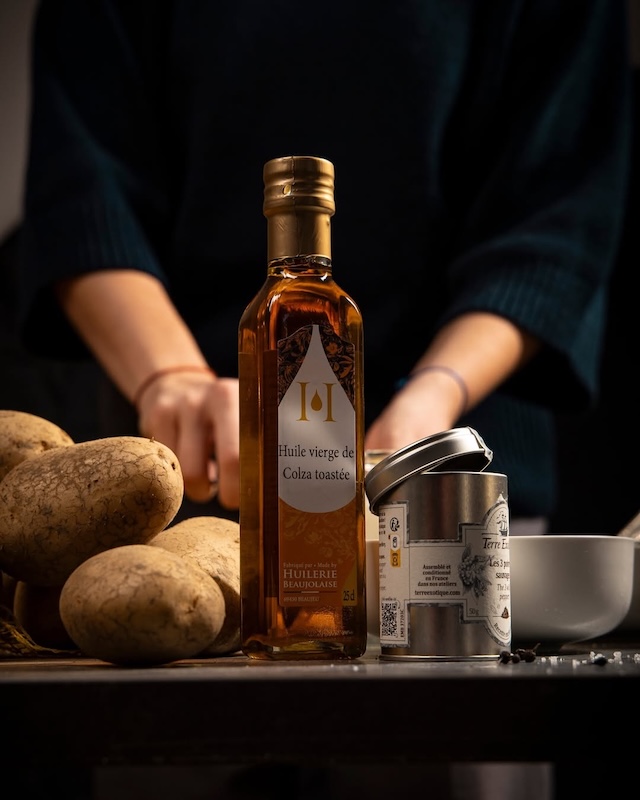 Huile vierge de colza toastée