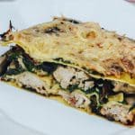Lasagnes de veau aux épinards et champignons