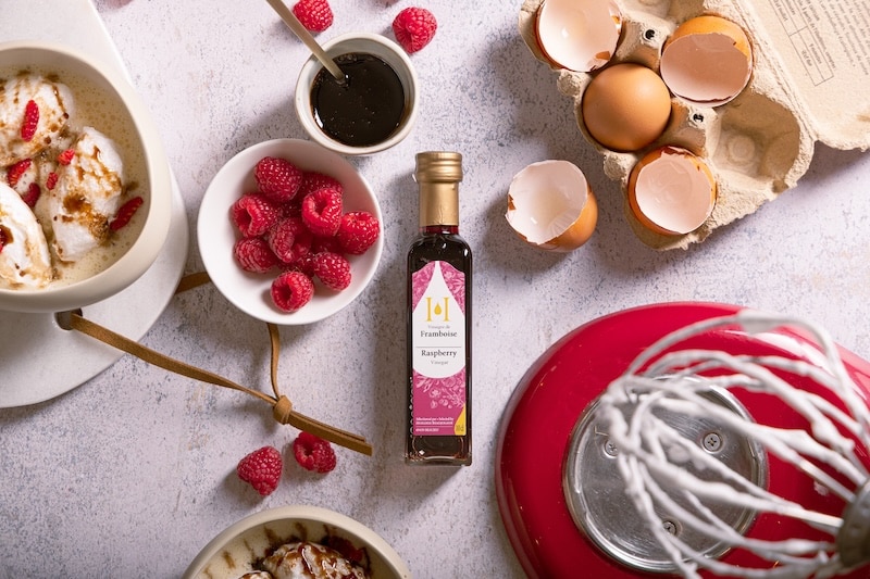 Le vinaigre de framboise de l’Huilerie Beaujolaise