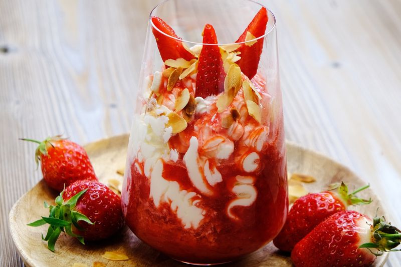 Liégeoise à la fraise