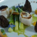 Morilles asperges et Saint-Jacques