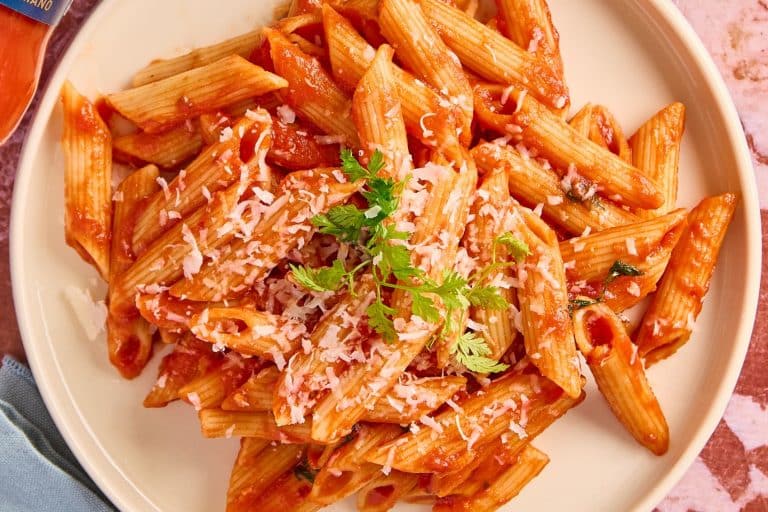 Penne all’arrabbiata et Pecorino