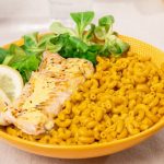 Cabillaud et coquillettes Curry