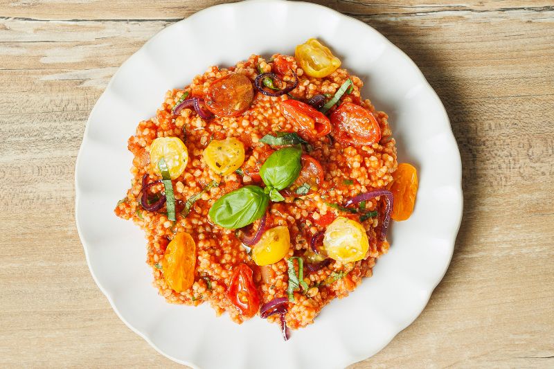 Risotto de millet blond