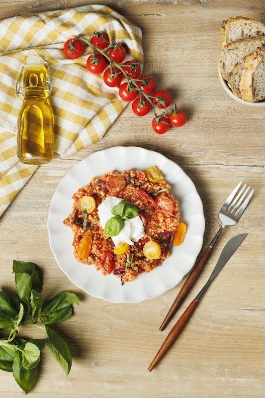 recette de Risotto de millet blond