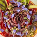 Rose de betterave au tartare d’algues