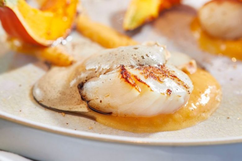 Saint-Jacques et patate douce