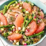 Salade de quinoa croustillant au pamplemousse