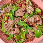 Salade de quinoa rouge au rumsteck