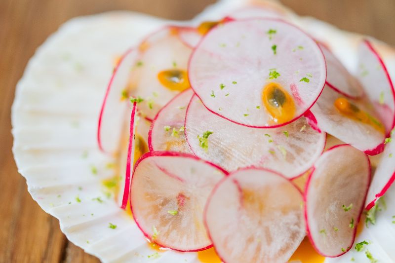 Tartare fruité de Saint-Jacques