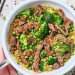 Wok de gigot d’agneau au sésame