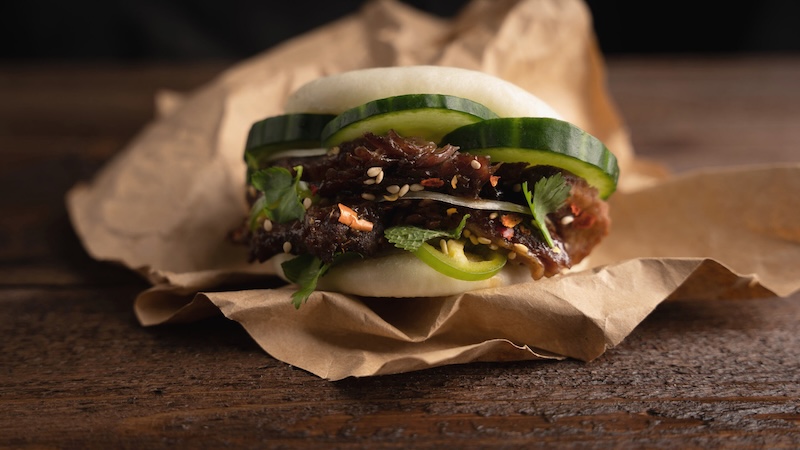 recette de Gua bao à l’agneau caramélisé