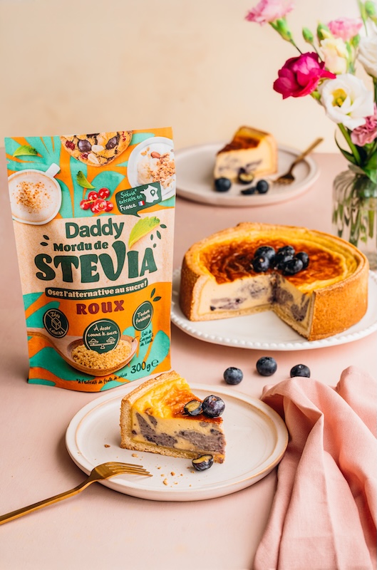 recette de Flan aux myrtilles