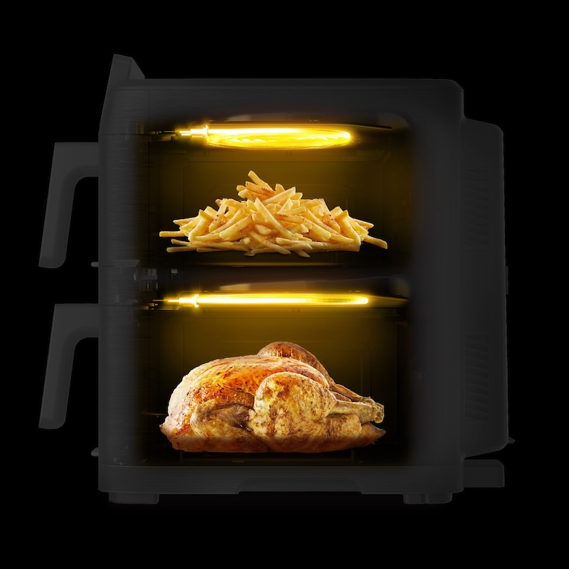 Air fryer vertical